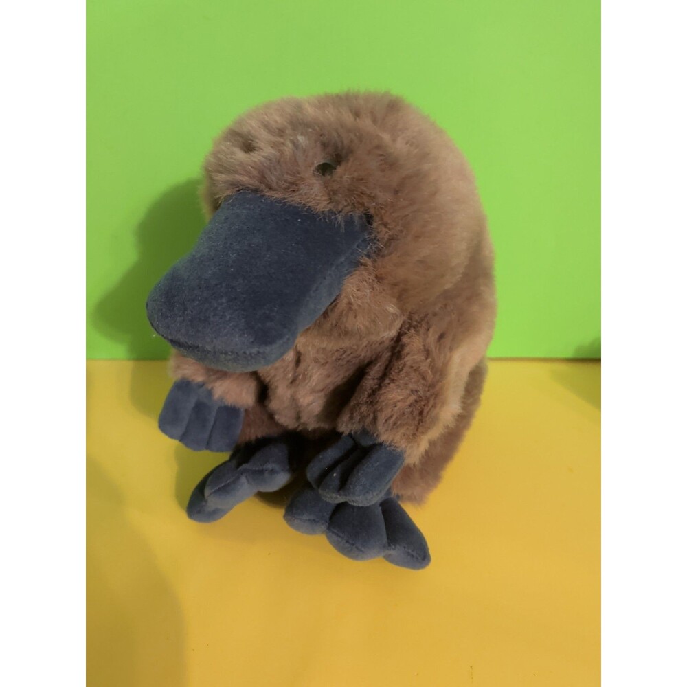 Gund Duck Billed Platypus Plush Stuffed Toy Blue Footed Vintage 9 Inch 1992